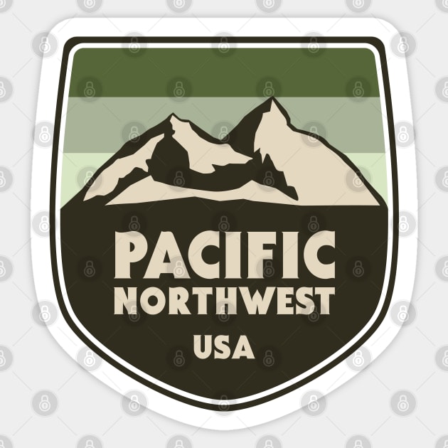 Pacific Northwest Sticker by happysquatch